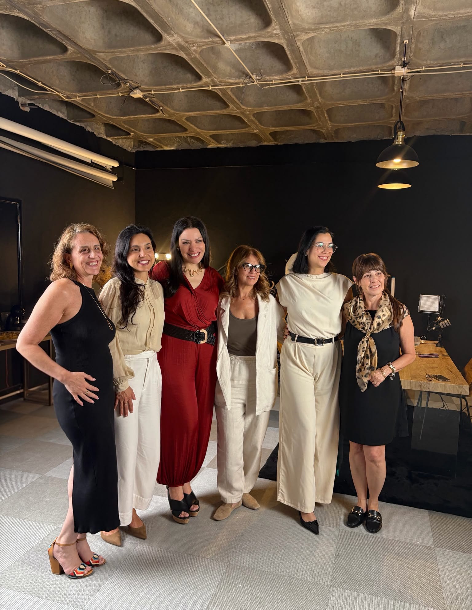 Patrícia Assunção com mentoradas no acompanhamento individual